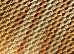 Имитация бруса с плоскорельефной резьбой (рисунок Фьюжн) 20х138х3000